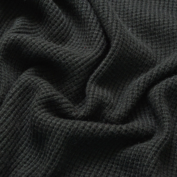 Трикотаж вязанный V-1 чорний, фото 2