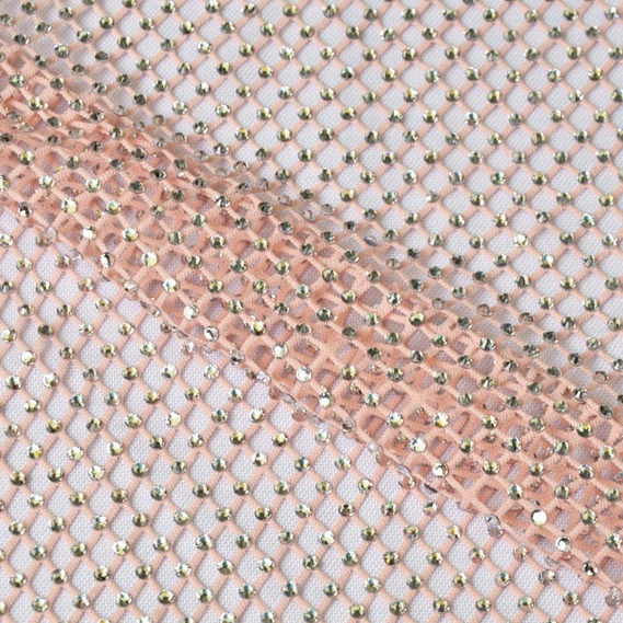 Сетка Swarovski персик, фото 1