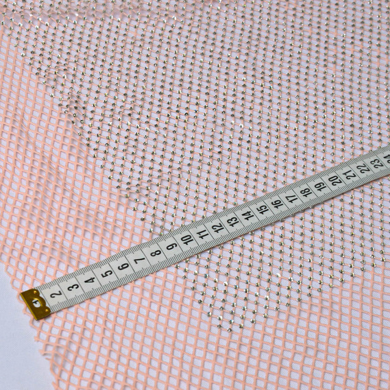 Сетка Swarovski персик, фото 2