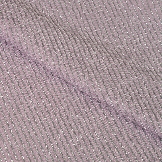 Knitted metallic stripes ліловий, фото 3 Knitted metallic stripes ліловий, фото 3