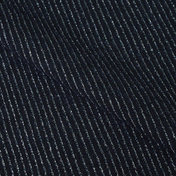 Knitted metallic stripes т/синій, фото 1