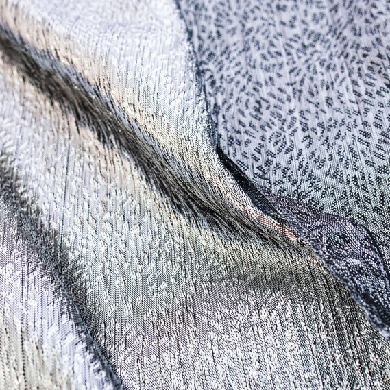 Парча кольорова т/срібло , фото 1