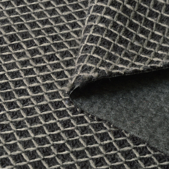 Пальтовая Букле Amore Mio черно/серая, фото 2