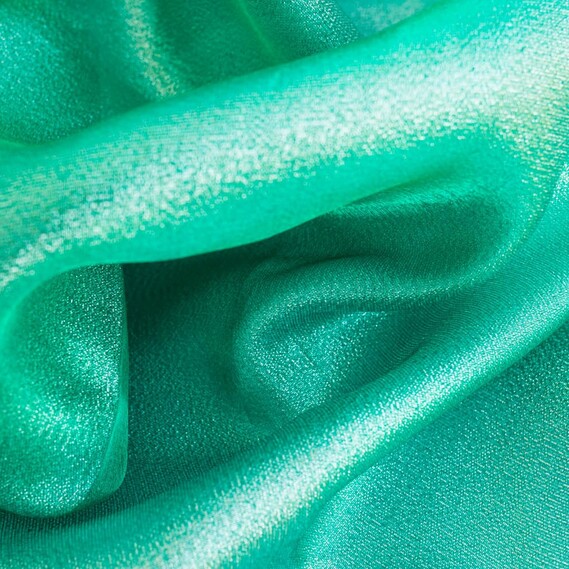 Ткань парча Диско бірюза, фото 1