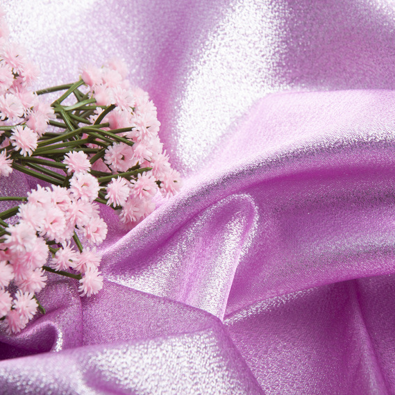 Ткань парча Диско ніжно рожевий, фото 3