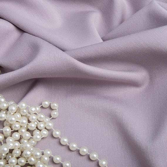 Тканина костюмна Міранда, 150 см, 322 гр/м2, для одягу, плаття, костюмів, спідниць св/сіра, фото 3