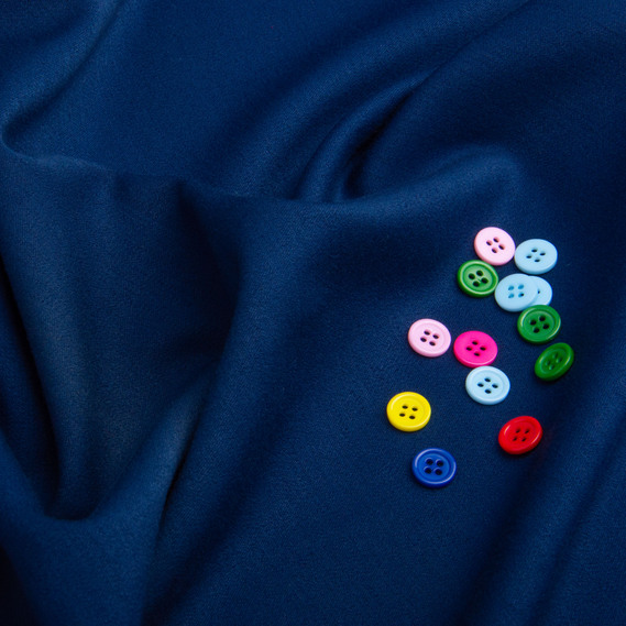 Miranda suit fabric, 150 cm wide, 322 g/m², suitable for clothing, dresses, suits, and skirts синя, фото 3 Miranda suit fabric, 150 cm wide, 322 g/m², suitable for clothing, dresses, suits, and skirts синя, фото 3