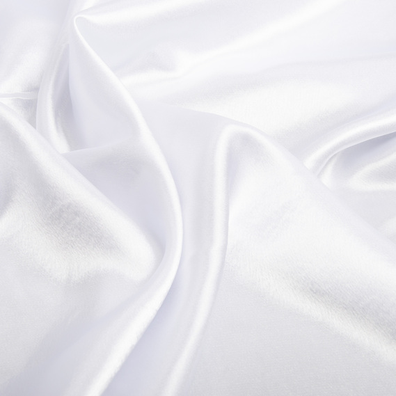 Ткань костюмная креп-сатин білий, фото 2
