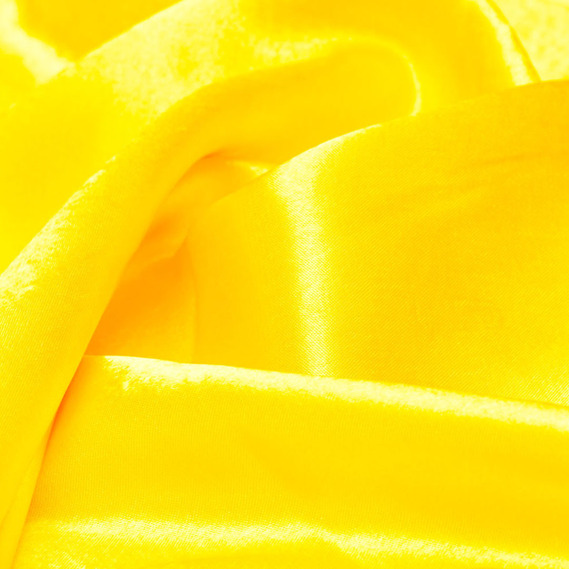 Suit fabric crepe-satin жовтий , фото 1
