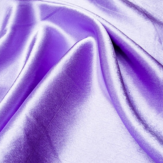Suit fabric crepe-satin бузок, фото 1