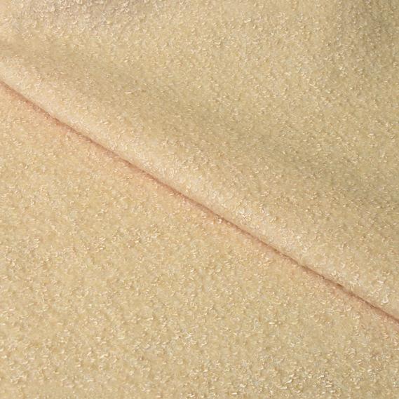 Тканина пальтовая Букле Лоранс крем , фото 1