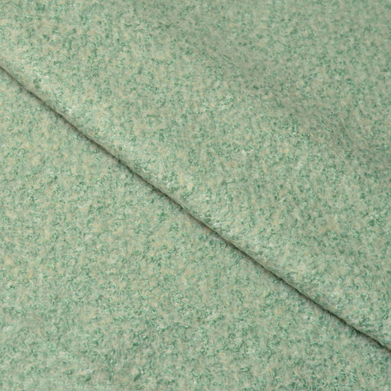 Тканина пальтова Букле Лоранс ментол, фото 1