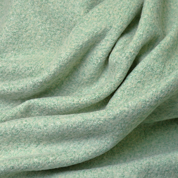 Тканина пальтова Букле Лоранс ментол, фото 2