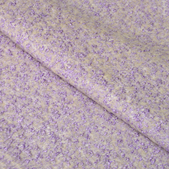 Тканина пальтова Букле Лоранс бузок, фото 1 Тканина пальтова Букле Лоранс бузок, фото 1