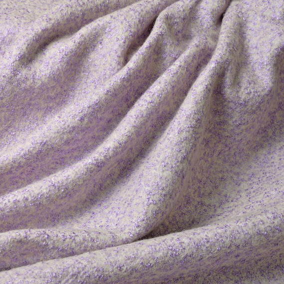 Тканина пальтова Букле Лоранс бузок, фото 2 Тканина пальтова Букле Лоранс бузок, фото 2