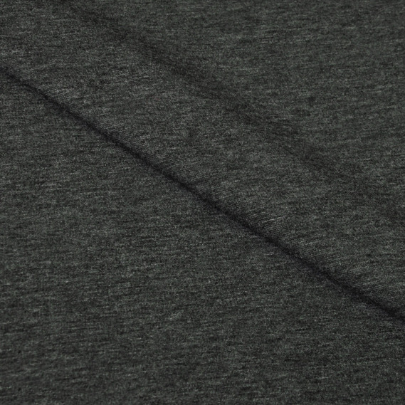 Трикотаж-мех т/сірий, фото 1