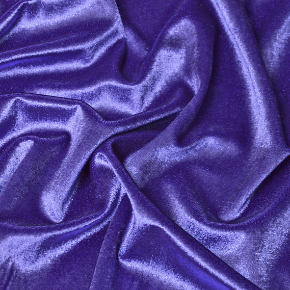 Тканина Велюр Ice стрейч однотонний, тканина костюмна, платтяна оксамитова, оксамит фіолет, фото 2 Тканина Велюр Ice стрейч однотонний, тканина костюмна, платтяна оксамитова, оксамит фіолет, фото 2