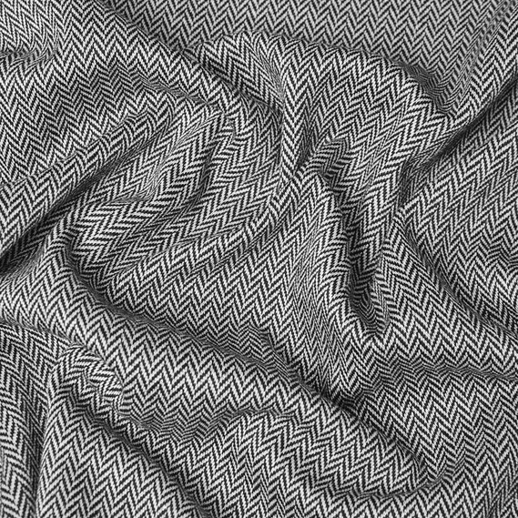 Трикотаж Ялинка чорно/білий, фото 2