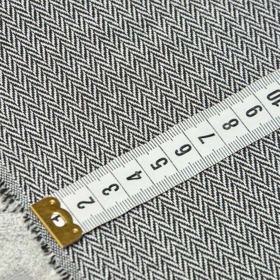 Трикотаж Ялинка чорно/білий, фото 3