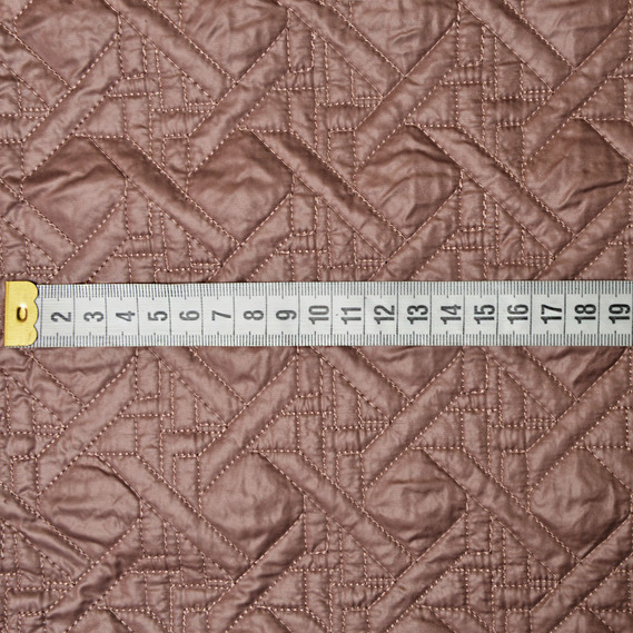 Плащевая стеганая Ромб какао, фото 3