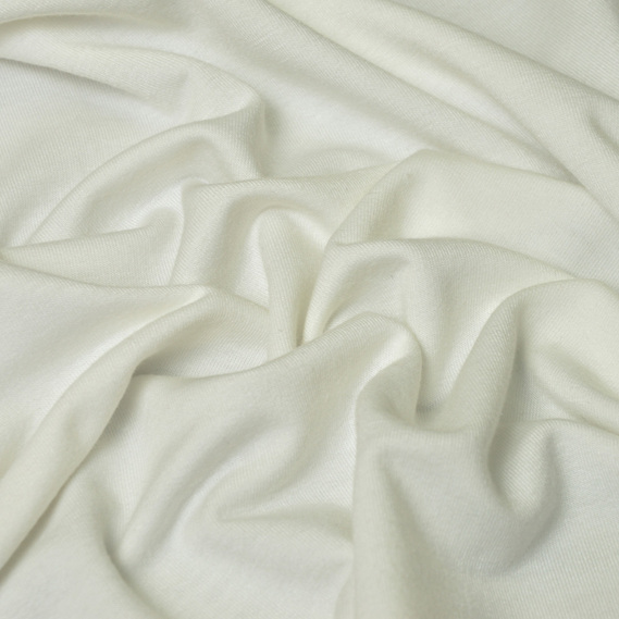 Тканина трикотаж двухнитка Maxima молоко, фото 2