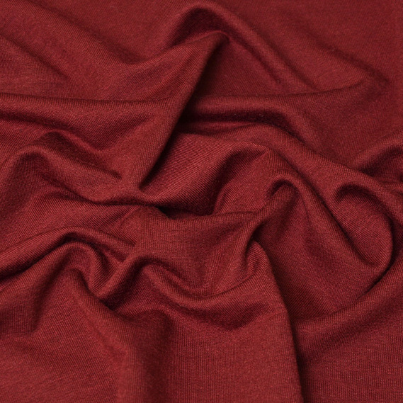Тканина трикотаж двухнитка Maxima бордо, фото 2