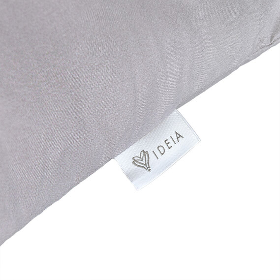 Rain Embroidered Decorative Pillow by ТМ IDEIA 50х50 cm св.сірий/Energy, фото 6