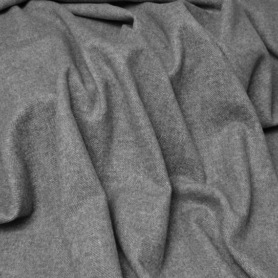 Тканина костюмна Ялинка велика сіра, фото 1