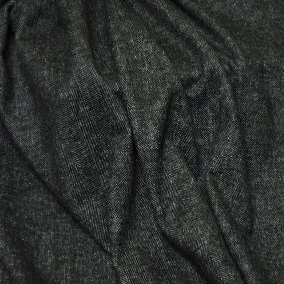 Тканина костюмна Ялинка велика чорна, фото 1 Тканина костюмна Ялинка велика чорна, фото 1