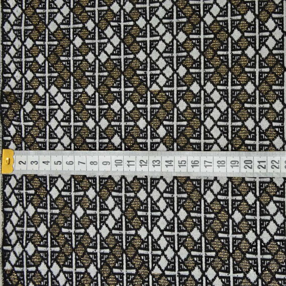 Трикотаж Витражи металлик білий, фото 3