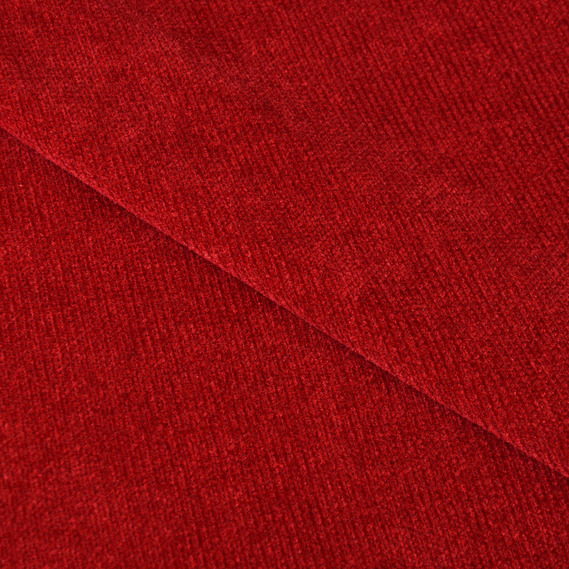 Трикотаж-велюр Рубчик гранат, фото 1