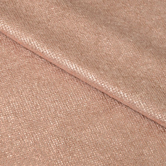 Трикотаж велюр Рубчик напыление блеск пудра, фото 1