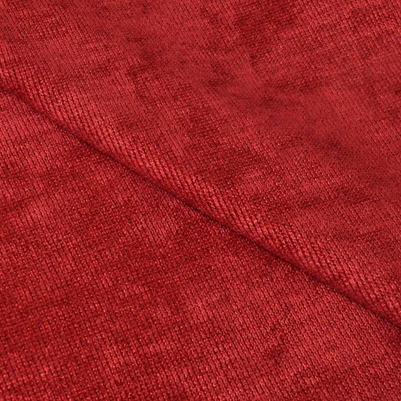 Трикотаж велюр Рубчик напилення блиск гранат, фото 2