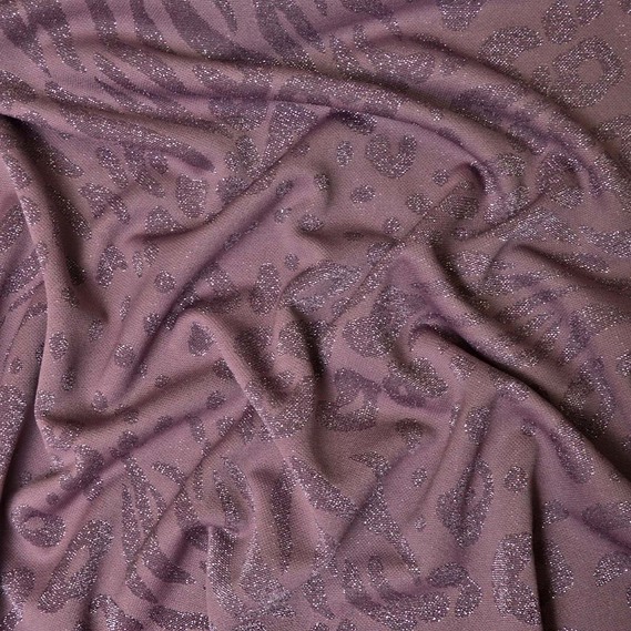 Ткань трикотаж Сьюзи слива, фото 2 Ткань трикотаж Сьюзи слива, фото 2