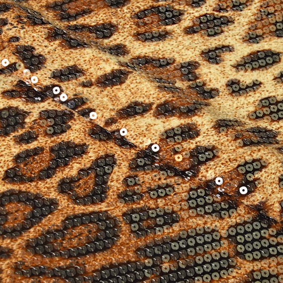 Трикотаж-пайєтка Гепард, фото 1