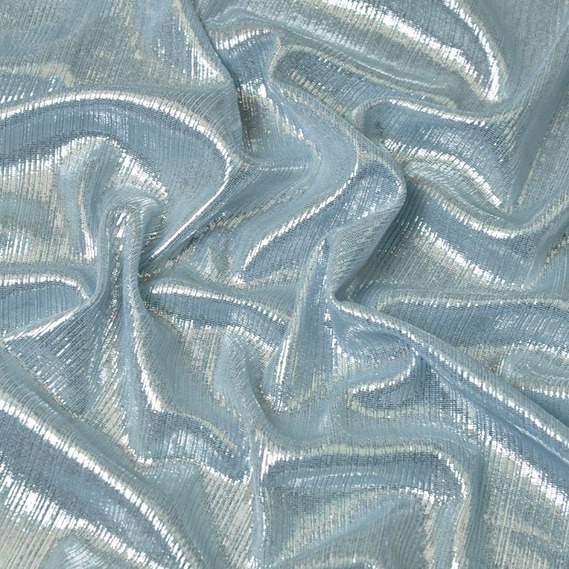 Knitwear foil Shine блакитний , фото 2