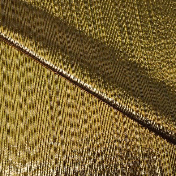 Тканина трикотаж фойл Сяйво золото/чорний, фото 1 Тканина трикотаж фойл Сяйво золото/чорний, фото 1