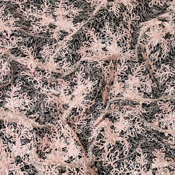 Тканина гіпюр Красуня ніжно рож, фото 1 Тканина гіпюр Красуня ніжно рож, фото 1