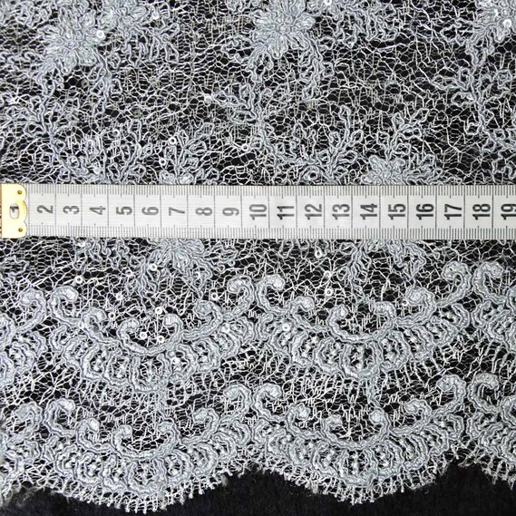 Ткань гіпюр Красотка сірий, фото 3 Ткань гіпюр Красотка сірий, фото 3