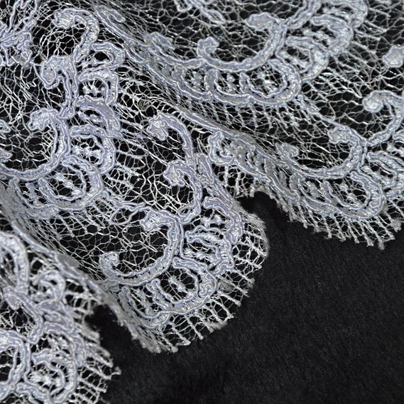 Ткань гіпюр Красотка ліловий, фото 2 Ткань гіпюр Красотка ліловий, фото 2