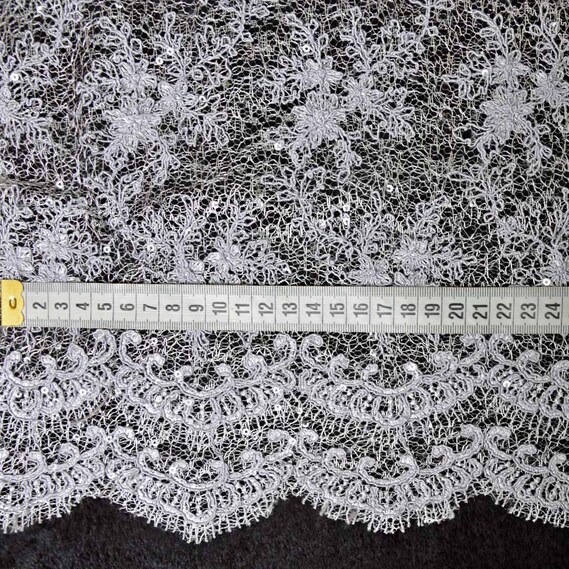 Ткань гіпюр Красотка ліловий, фото 3 Ткань гіпюр Красотка ліловий, фото 3