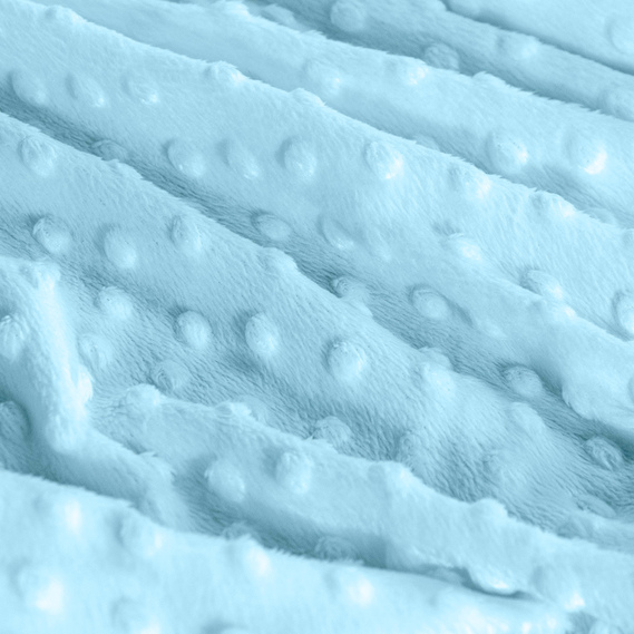 Плюш Minky Dot блакитний , фото 1