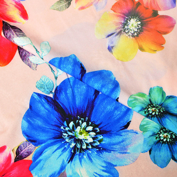 Плательная Цветок супер софт акцент рожева , фото 2