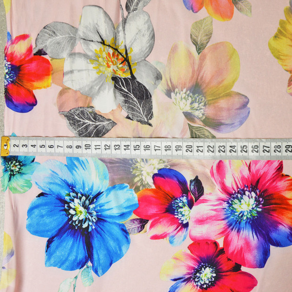 Плательная Цветок супер софт акцент рожева , фото 3