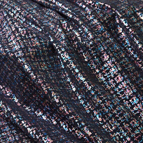 Трикотаж креп Фоил V-1/1 графіка, Акварель, фото 1 Трикотаж креп Фоил V-1/1 графіка, Акварель, фото 1