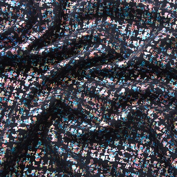 Трикотаж креп Фоил V-1/1 графіка, Акварель, фото 2 Трикотаж креп Фоил V-1/1 графіка, Акварель, фото 2