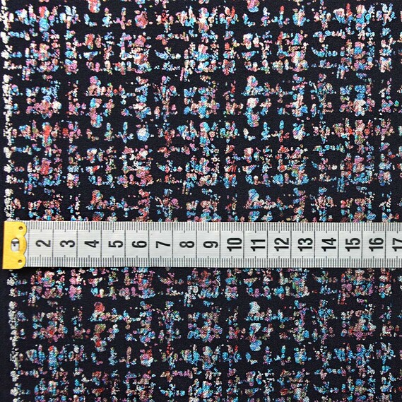 Трикотаж креп Фоил V-1/1 графіка, Акварель, фото 3 Трикотаж креп Фоил V-1/1 графіка, Акварель, фото 3