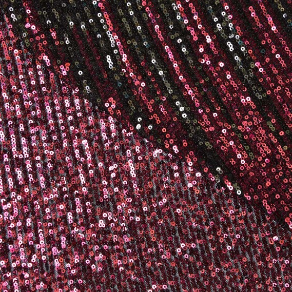 Сетка с пайеткой Деграде V-3/4 чорна/рожева, фото 1 Сетка с пайеткой Деграде V-3/4 чорна/рожева, фото 1