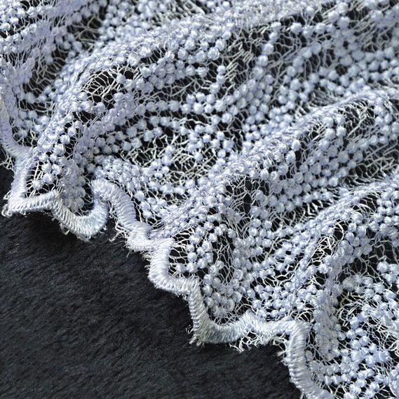 Ткань гипюр Venezia V-22 ліловий, фото 2 Ткань гипюр Venezia V-22 ліловий, фото 2