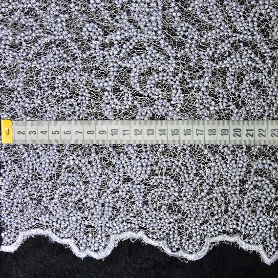 Ткань гипюр Venezia V-22 ліловий, фото 3 Ткань гипюр Venezia V-22 ліловий, фото 3